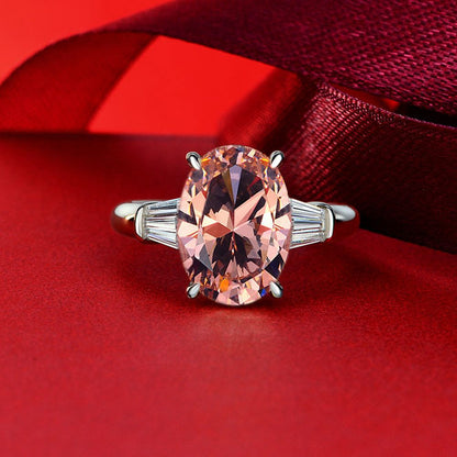Statement-Ring mit im Labor gezüchtetem Edelstein R0378