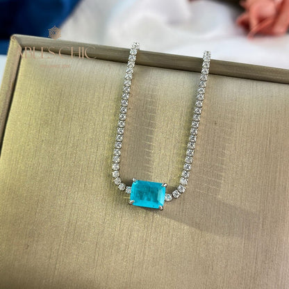 Lab Paraiba Tennisarmband B0539