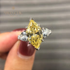 Diamant-Verlobungsring mit 3 Steinen R0313