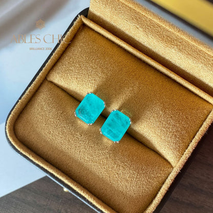 Smaragd Paraiba Turmalin Ohrringe E0121