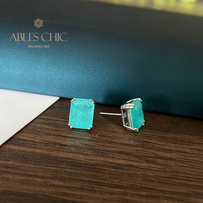 Smaragd Paraiba Turmalin Ohrringe E0121