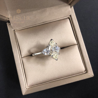 Diamant-Verlobungsring mit 3 Steinen R0313