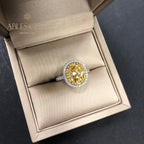 Halo-Ring mit Zirkonia-Pavé R0403