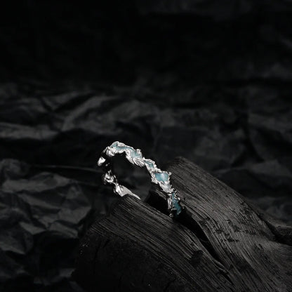 Original Emaille Unregelmäßiger Ring R1177