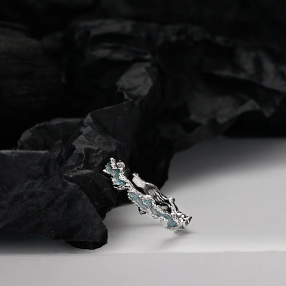 Original Emaille Unregelmäßiger Ring R1177