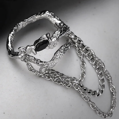 Lange Ketten Unregelmäßiger Ring R1169