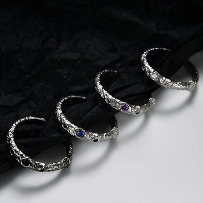 Alien Textur CZ Ring R1268