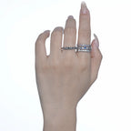 Alien Textur CZ Ring R1268