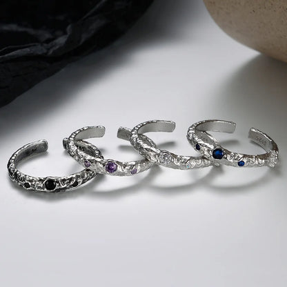 Alien Textur CZ Ring R1268