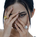 Halloween-Ring mit Alien-Textur R1231