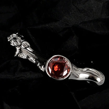 Alien Textur CZ Ring R1252
