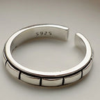 Dicker Ring mit antiker Textur R1282
