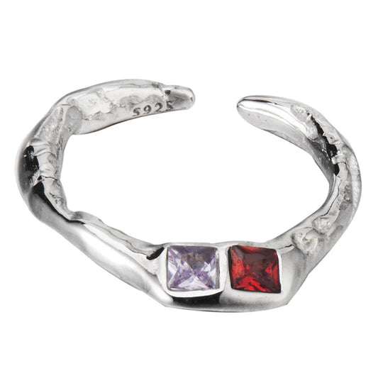 Textur CZ Ring R1277