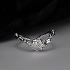 Unregelmäßiger Ring mit Rindenstruktur R1275