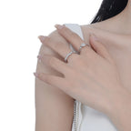 Unregelmäßiger Ring mit Rindenstruktur R1275