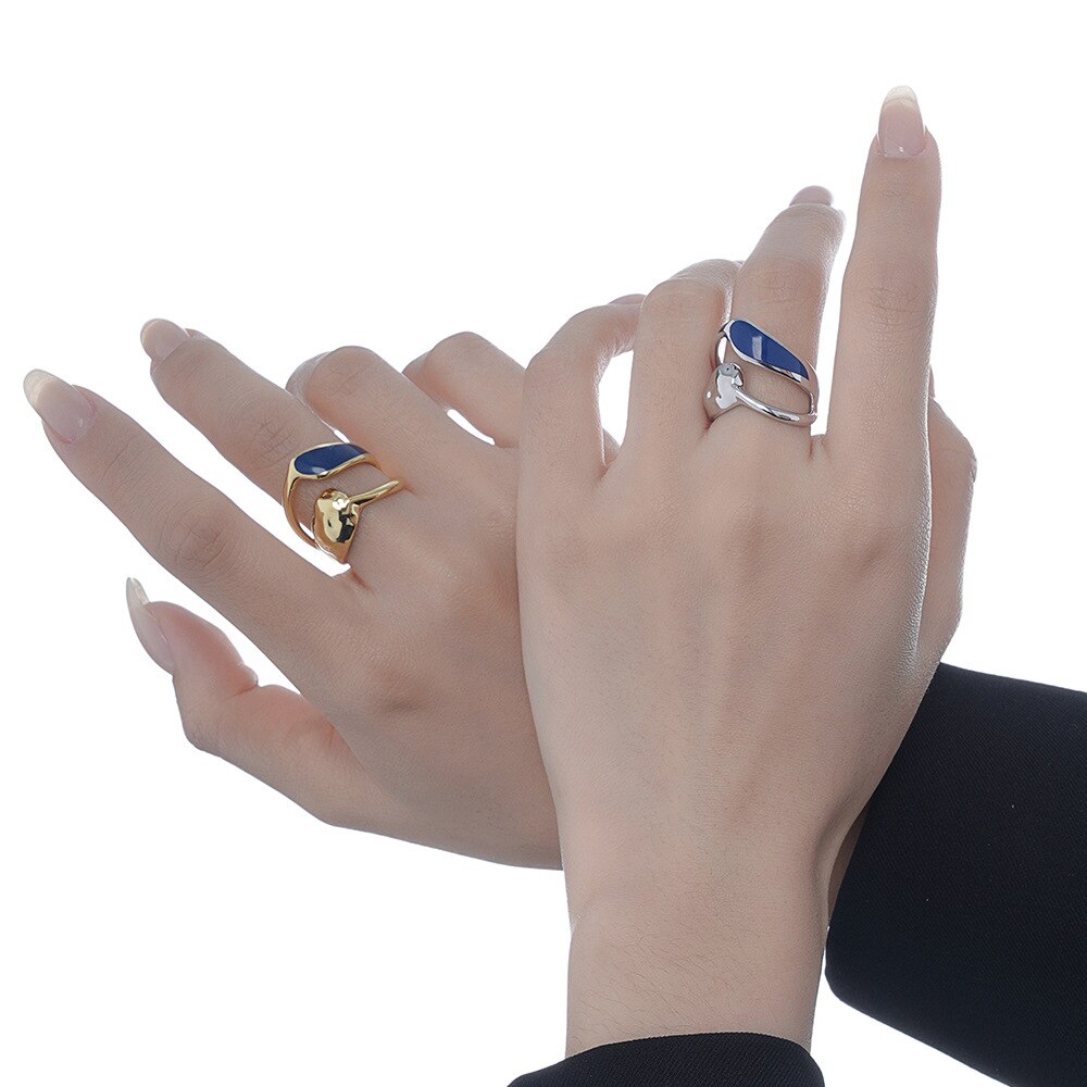 Emaillierter französischer Strichring R1084