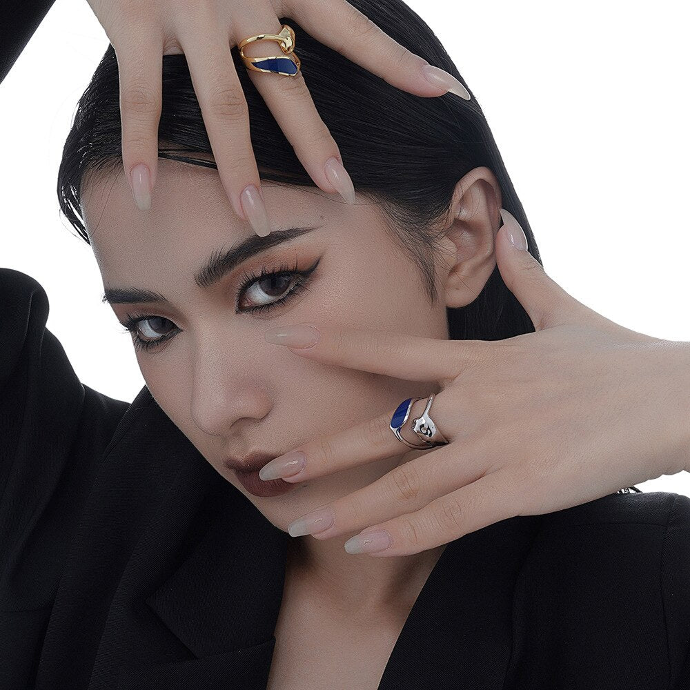 Emaillierter französischer Strichring R1084