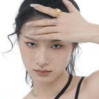 Boho Geometrischer Ring R1103