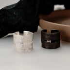 Geflochtener breiter robuster Ring R1256