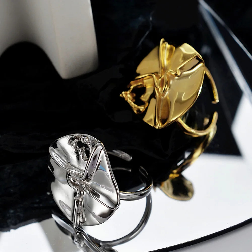 Gebrochene Scheibe Unregelmäßiger Ring R1000