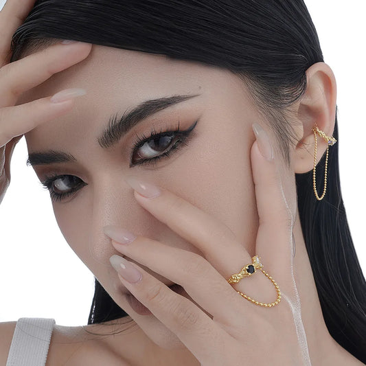 CZ-Kette Unregelmäßiger Ring R1185