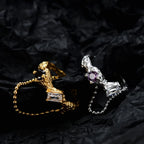CZ-Kette Unregelmäßiger Ring R1185