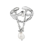Halloween-Ring mit Perlenkette R1220