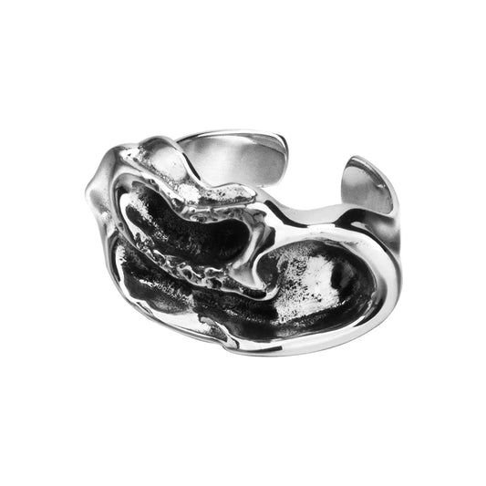 Klobiger unregelmäßiger antiker Ring R1235