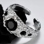 Klobiger Ring mit Alien-Textur R1232