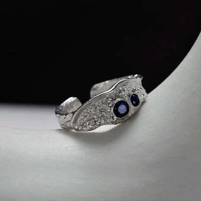 Klobiger unregelmäßiger CZ-Ring R1218