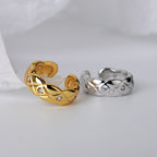 Kreuzmuster Dicke Ohrringe E1007 1 Stück