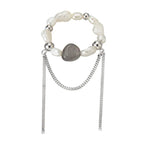 Designer Perlenquastenring R1174