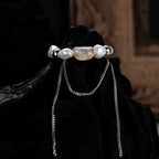 Designer Perlenquastenring R1174