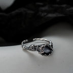 Designer-Ring mit unregelmäßiger Emaille R1175
