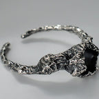 Designer-Ring mit unregelmäßiger Emaille R1175