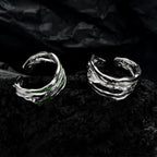Emaille-Streifen, breiter, unregelmäßiger Ring R1242