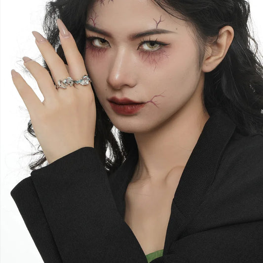 Emaillierter Halloween-Partyring R1163