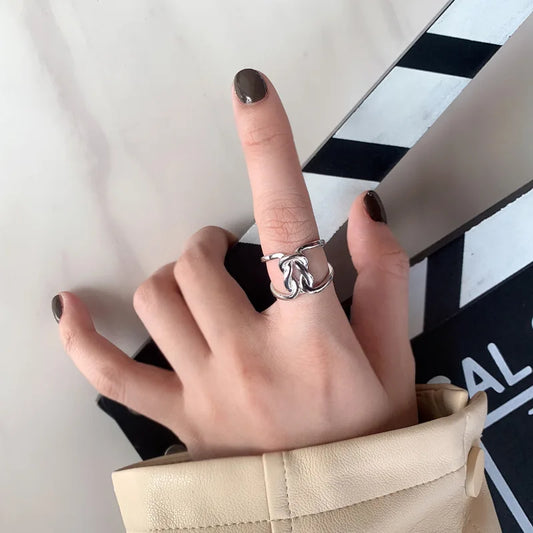 Filigraner Knoten breiter Ring R1158