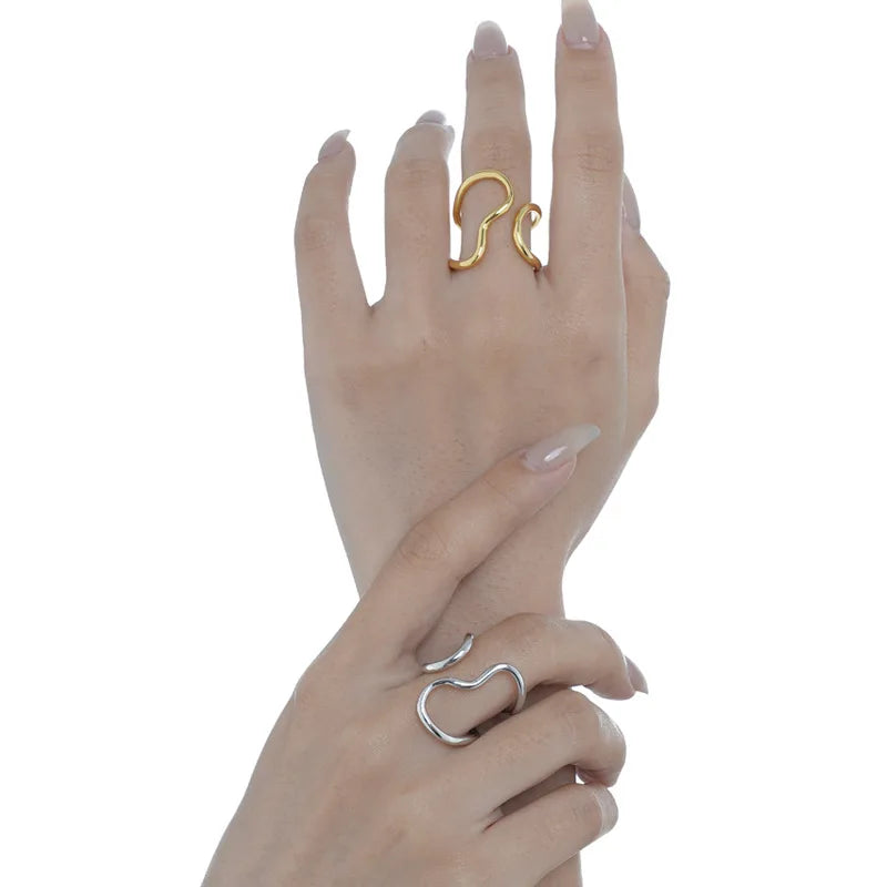 Filigraner offener Drahtring R1125