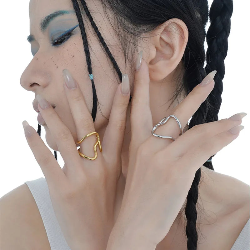 Filigraner offener Drahtring R1125