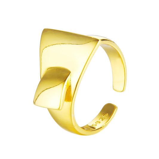 Gefalteter klobiger Ring R1038