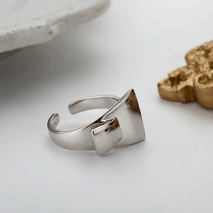 Gefalteter klobiger Ring R1038