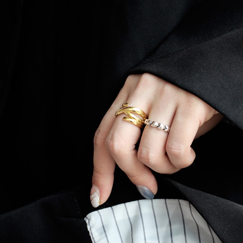 Geometrischer Streifen Unregelmäßiger Ring R1148