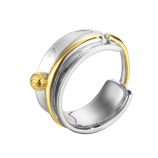Zweifarbiger offener Ring R1032