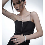 Offener Ring mit zerbröckeltem Muster R1070