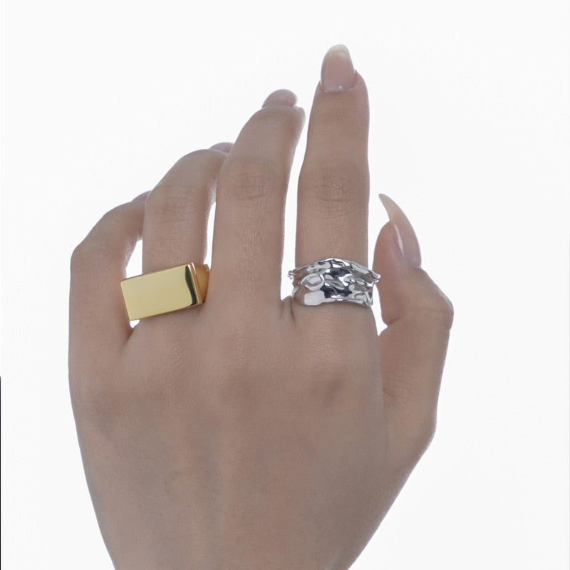 Schwerer dicker Siegelring R1092