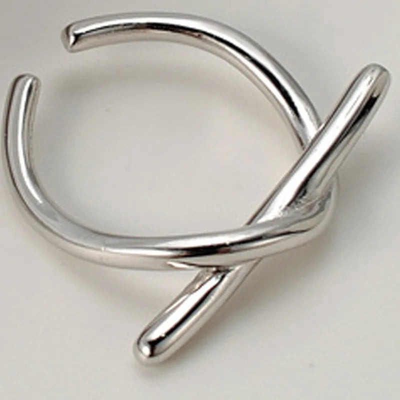 Offener Ring mit Reif und Stab R1021