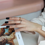 Offener Ring mit Reif und Stab R1021