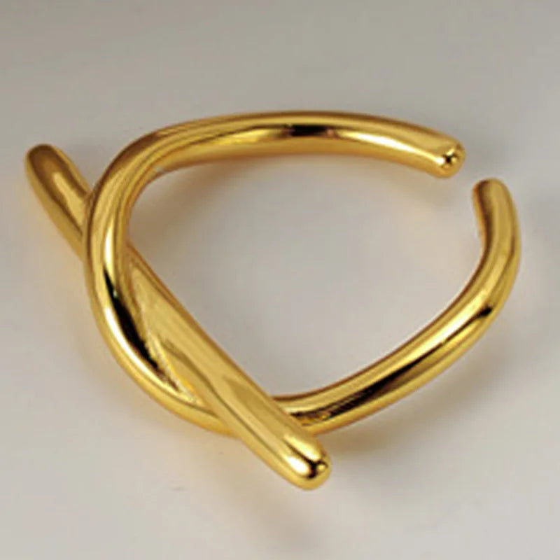 Offener Ring mit Reif und Stab R1021