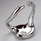 Impressionistischer klobiger Scheibenring R1136